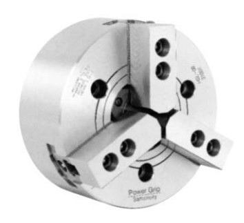 3 jaw open centre long stroke power chuck